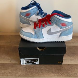 Nike Air Jordan 1 Mid SE French Blue Fire Red